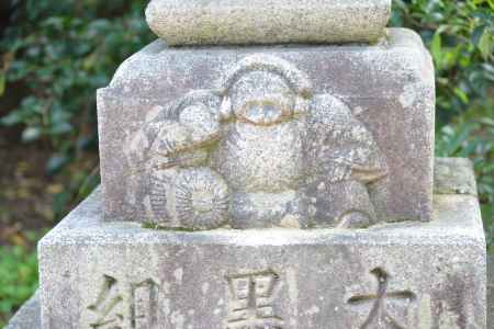 北野天満宮大黒天石灯篭２