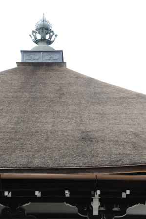 仁和寺　御影堂の屋根飾り