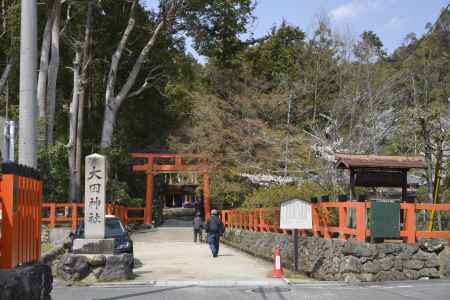 大田神社　自然に包まれた鳥居