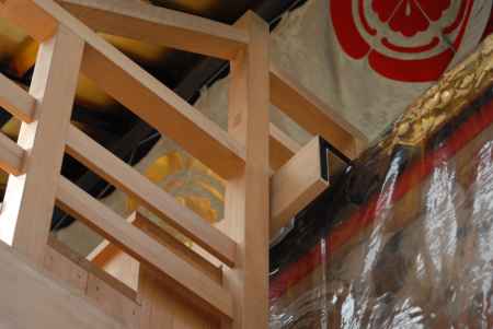 函谷鉾の渡り廊下