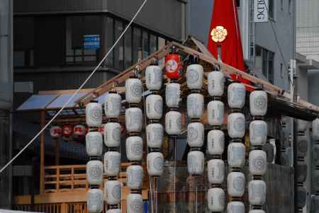 月鉾の駒形提灯