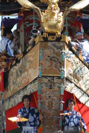 船鉾のはやし方と音頭取