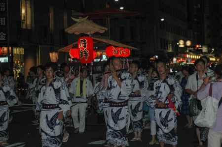 月鉾　お迎え提灯