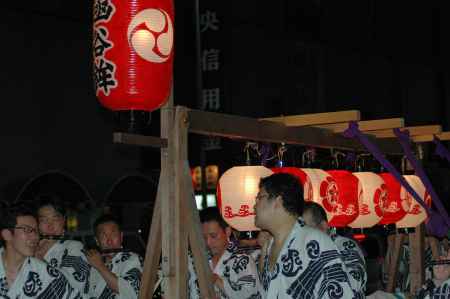 函谷鉾　お迎え提灯