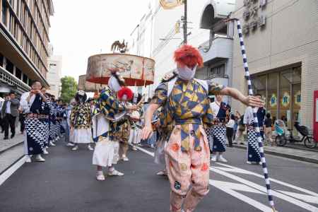 祇園祭2019　山鉾巡行　綾傘鉾　囃子の音色