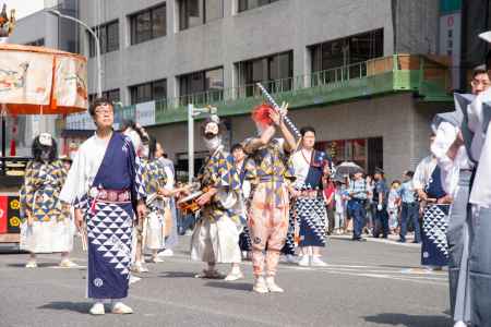 祇園祭2019　山鉾巡行　綾傘の舞