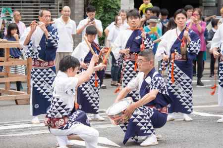 綾傘鉾　祇園囃子　三種の音色