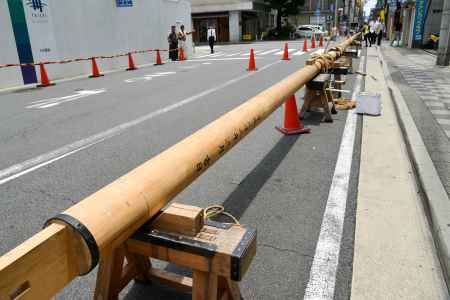 祇園祭2017　前祭　横たわる真木