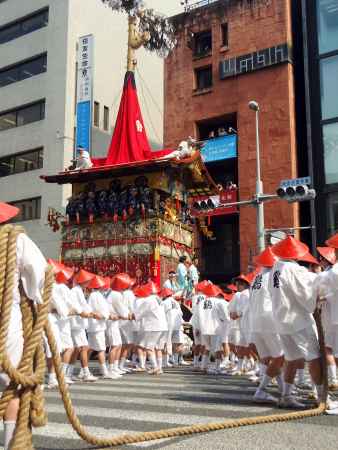 祇園祭2018　鶏鉾　辻回し３