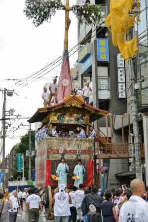 祇園祭2017　鶏鉾曳初め３