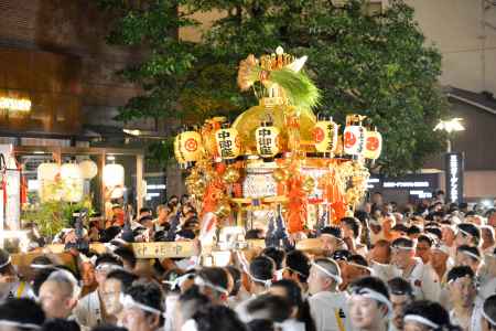 祇園祭2017　還幸祭　中御座神輿渡卸