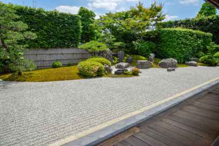 興臨院　本堂から眺める方丈庭園