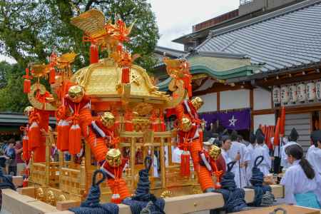 晴明祭　神輿の威厳