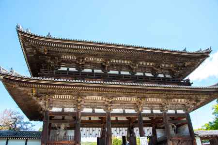 仁和寺　金剛力士と仁王門