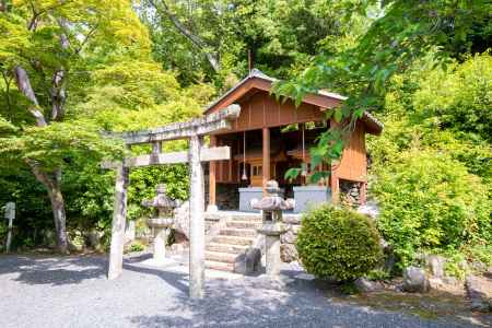 光明寺　緑の中に