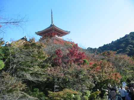 清水の塔と清水山