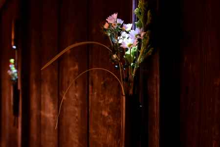 花と灯りのおもてなし