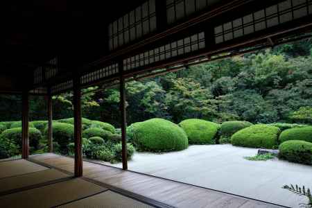 静寂、深緑の間