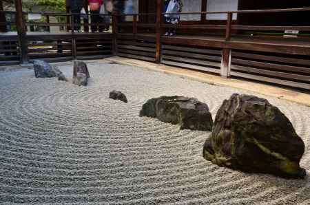 冬、白砂と七石