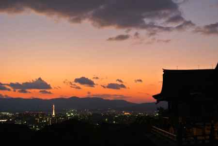 清水寺とろうそく