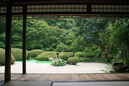 詩仙堂　枯山水庭園