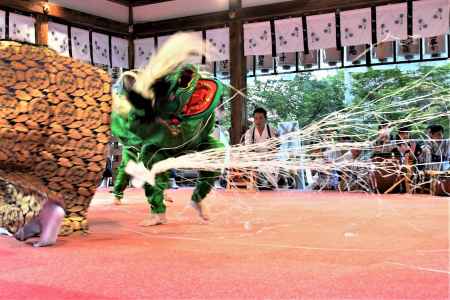 嵯峨野六齋　神楽獅子