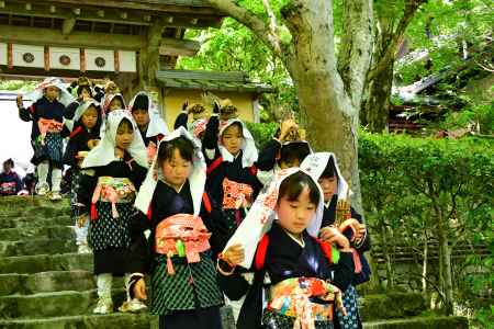 春の大原女時代行列