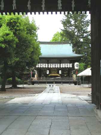 上御霊神社の参道