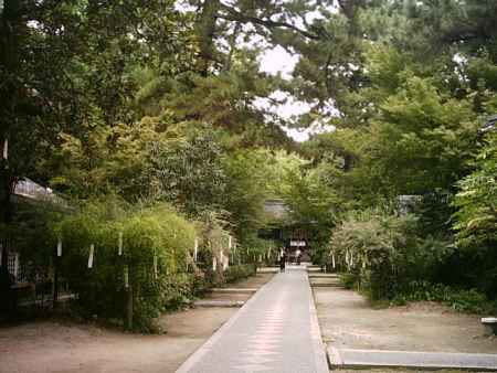 梨木神社の参道