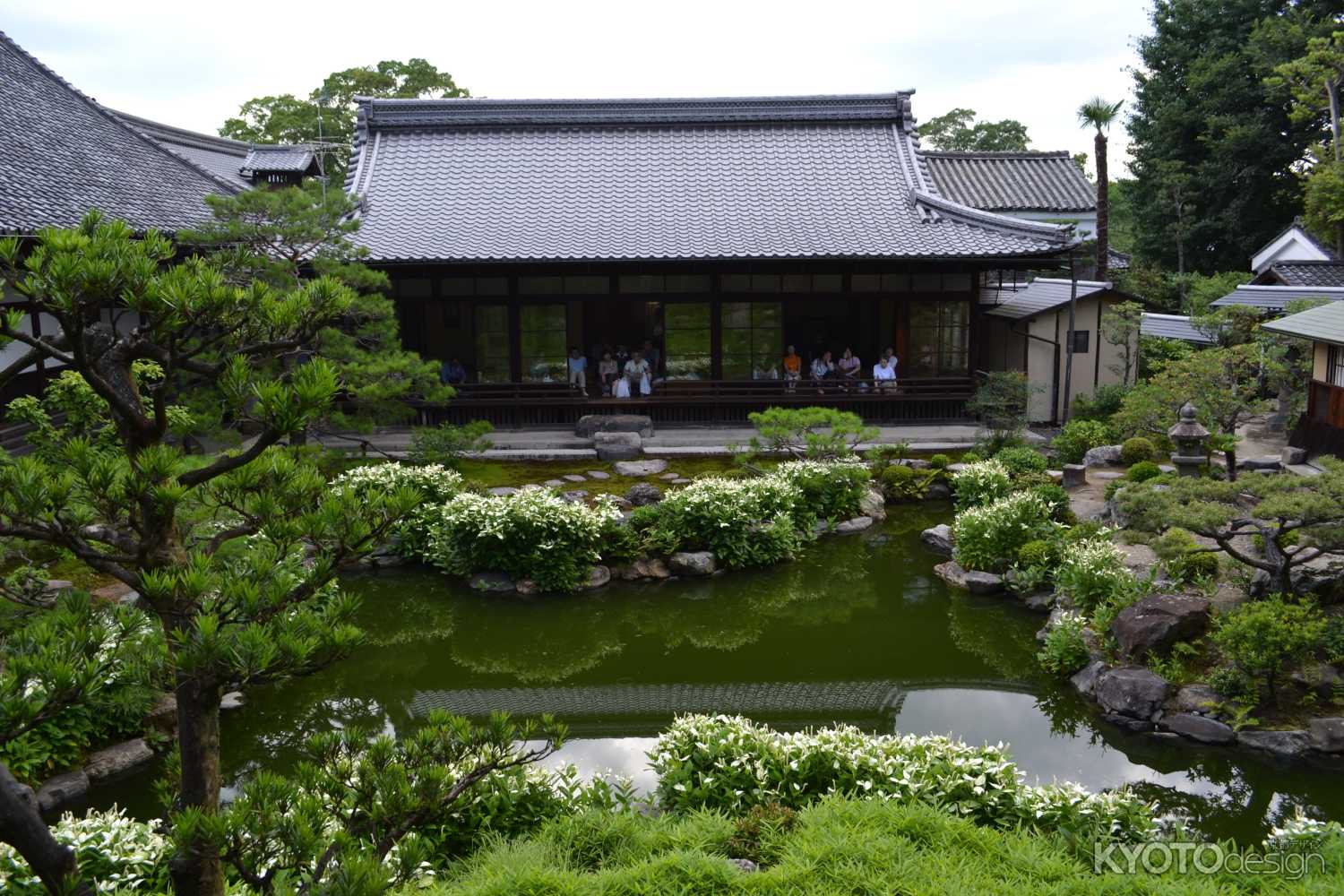 両足院　書院と庭園