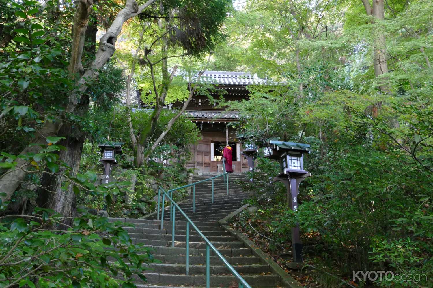 長楽寺 本堂への階段